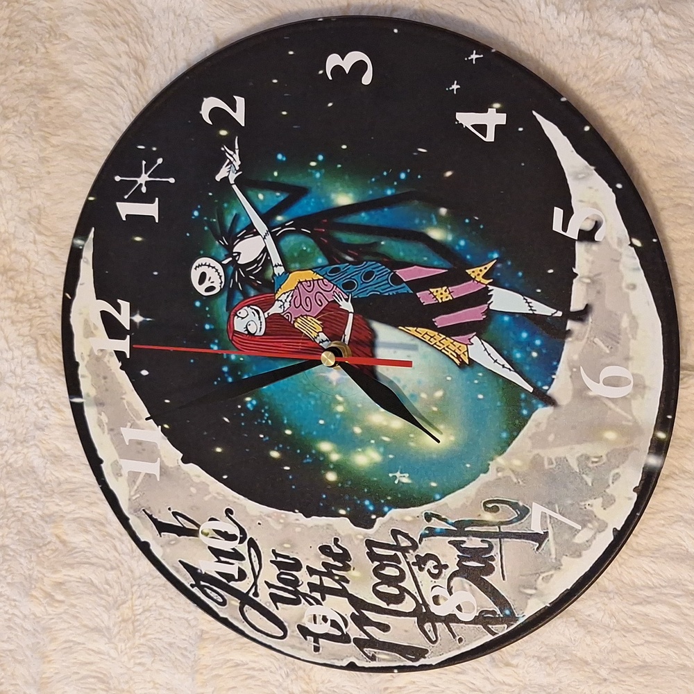 12x12 vinyl jack and sally skellington